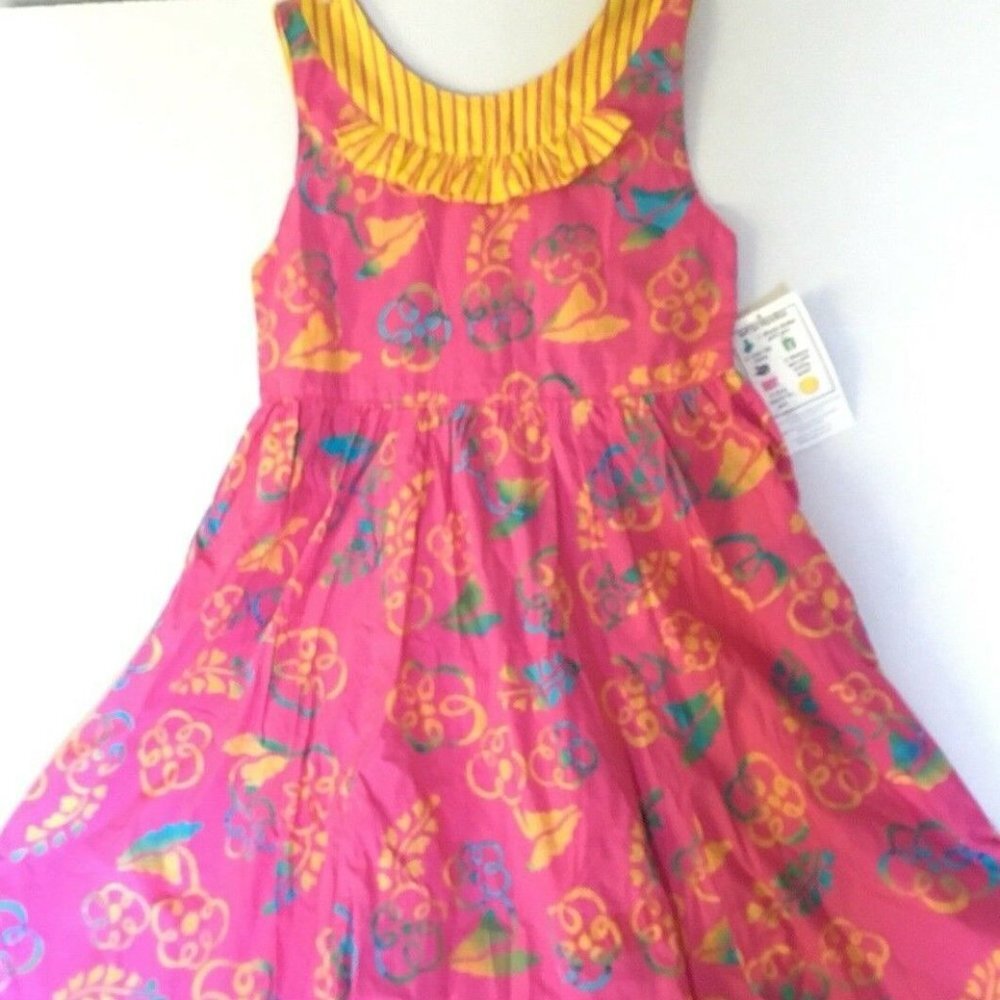Young Colors Girls Batik Summer Dress Sun 6X